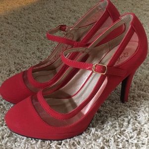 Red high heels